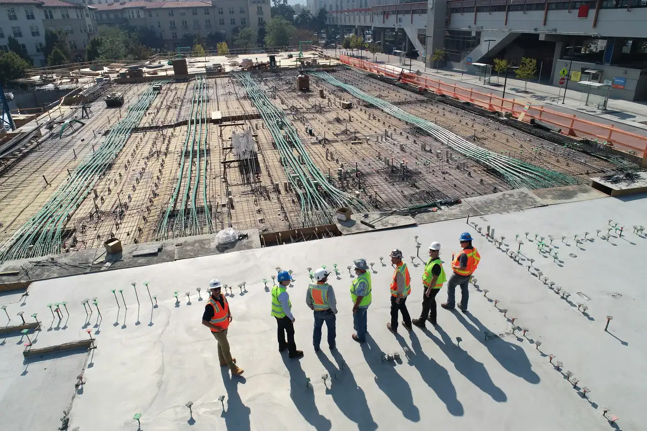 Construction site managed by Teguh Perintis