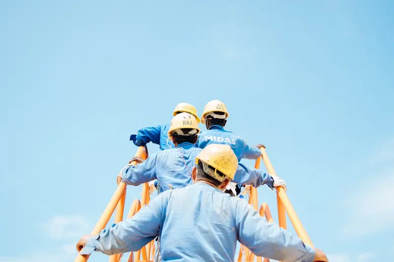 Site crew carrying out civil infrastructure works